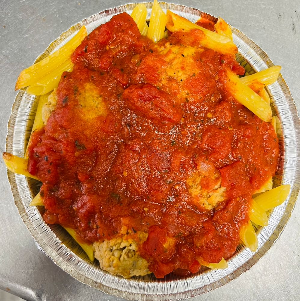 Pasta with Meatballs & Sausage