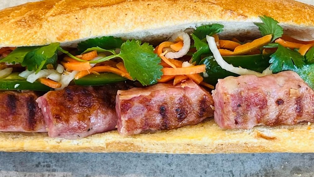 7. BBQ Meatloaf Baguette