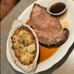 Prime Rib & Baked Scallops