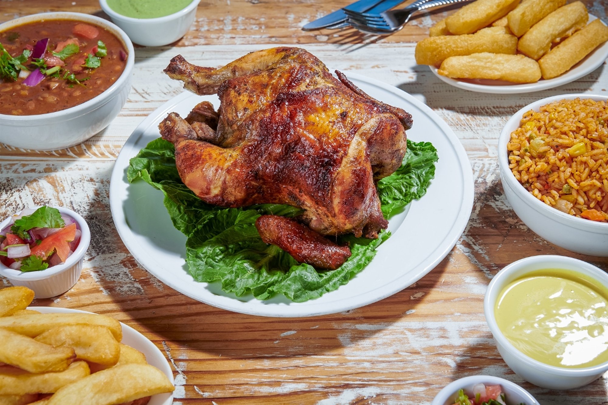 Whole Chicken + 3 Sides