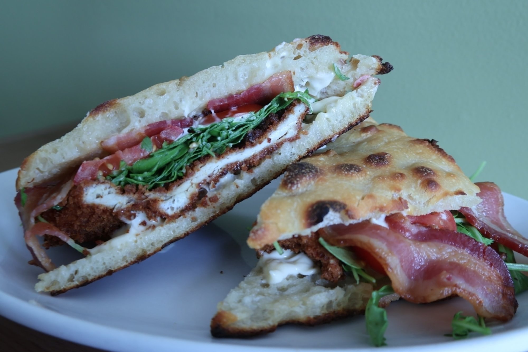 Chicken Cutlet BLT Sandwich