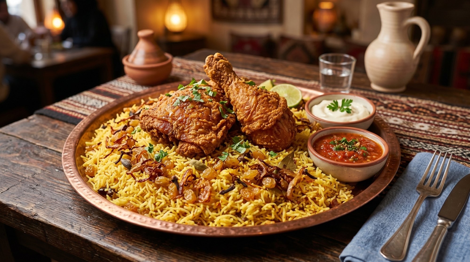 Fry piece chicken mandi (1 piece)