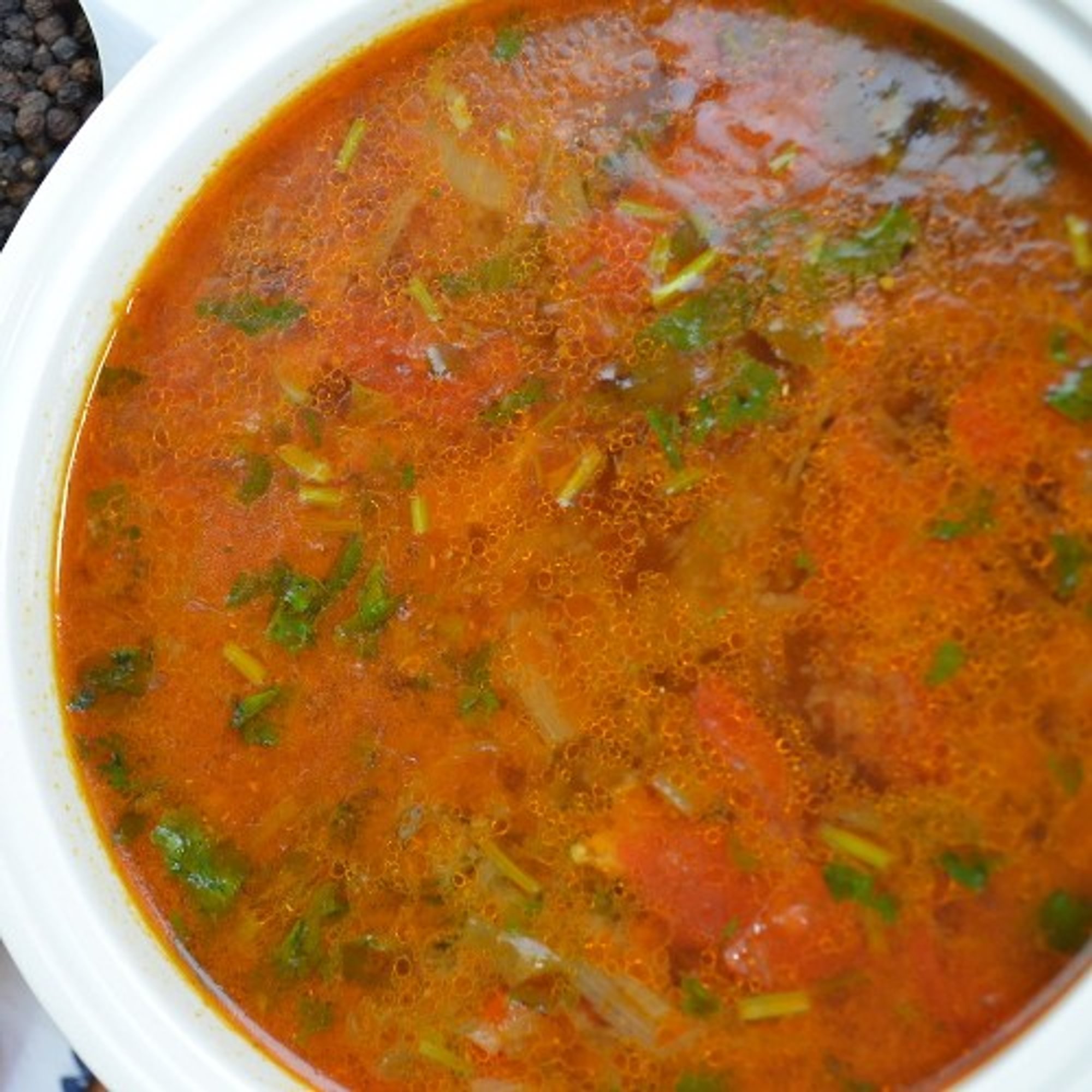 Chettinadu Kozhi Milagu Rasam