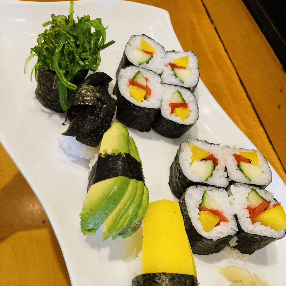 Vegetarian Sushi Plate
