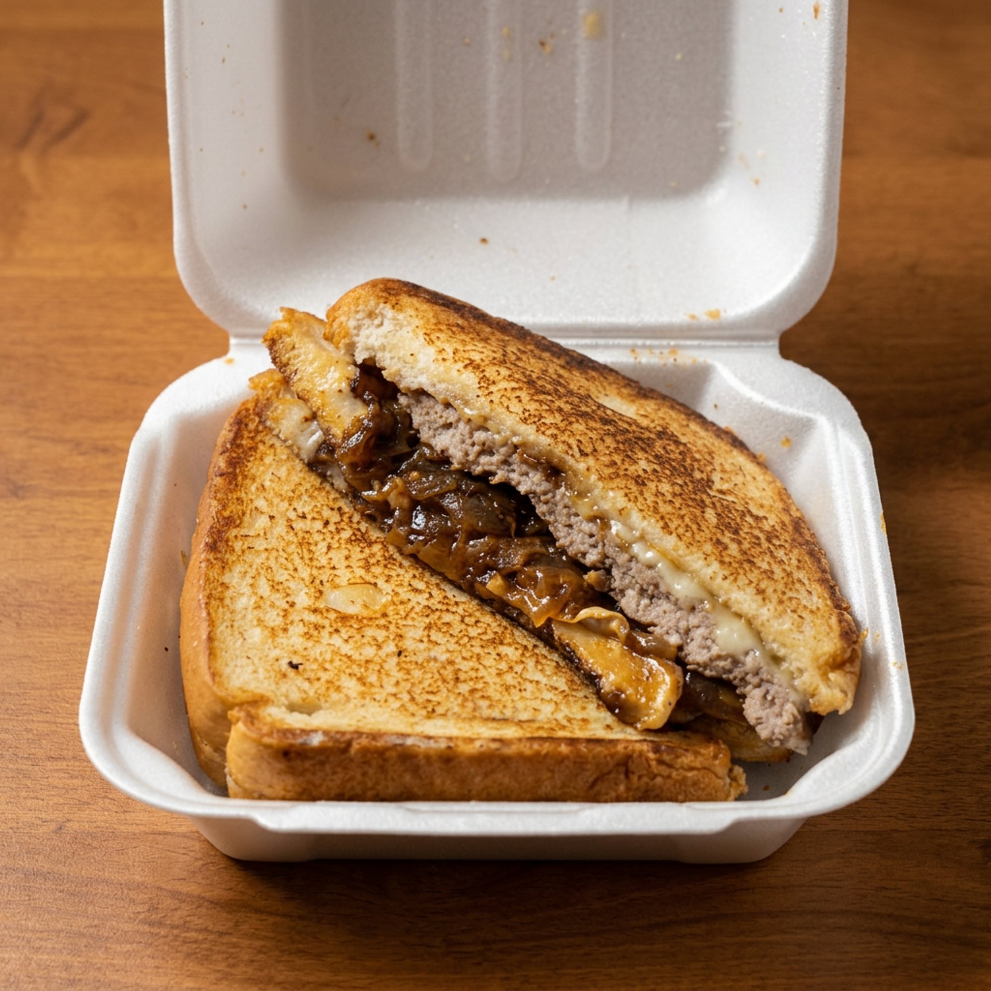 Patty Melt One Patty Burger