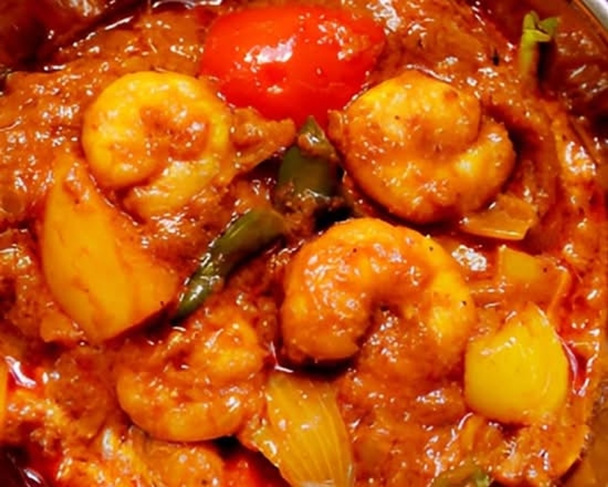 Shrimp Jalfrezi Lunch