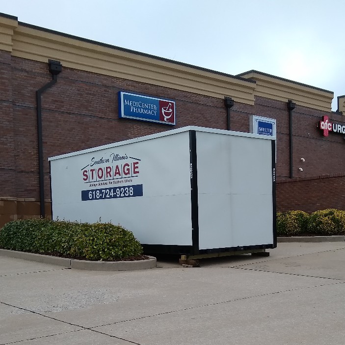 Whenever you need storage we have the solution. Contact Aaron@SouthernIllinoisStorage.com for a quote. Thank you Medicenter Pharmacy for your business.