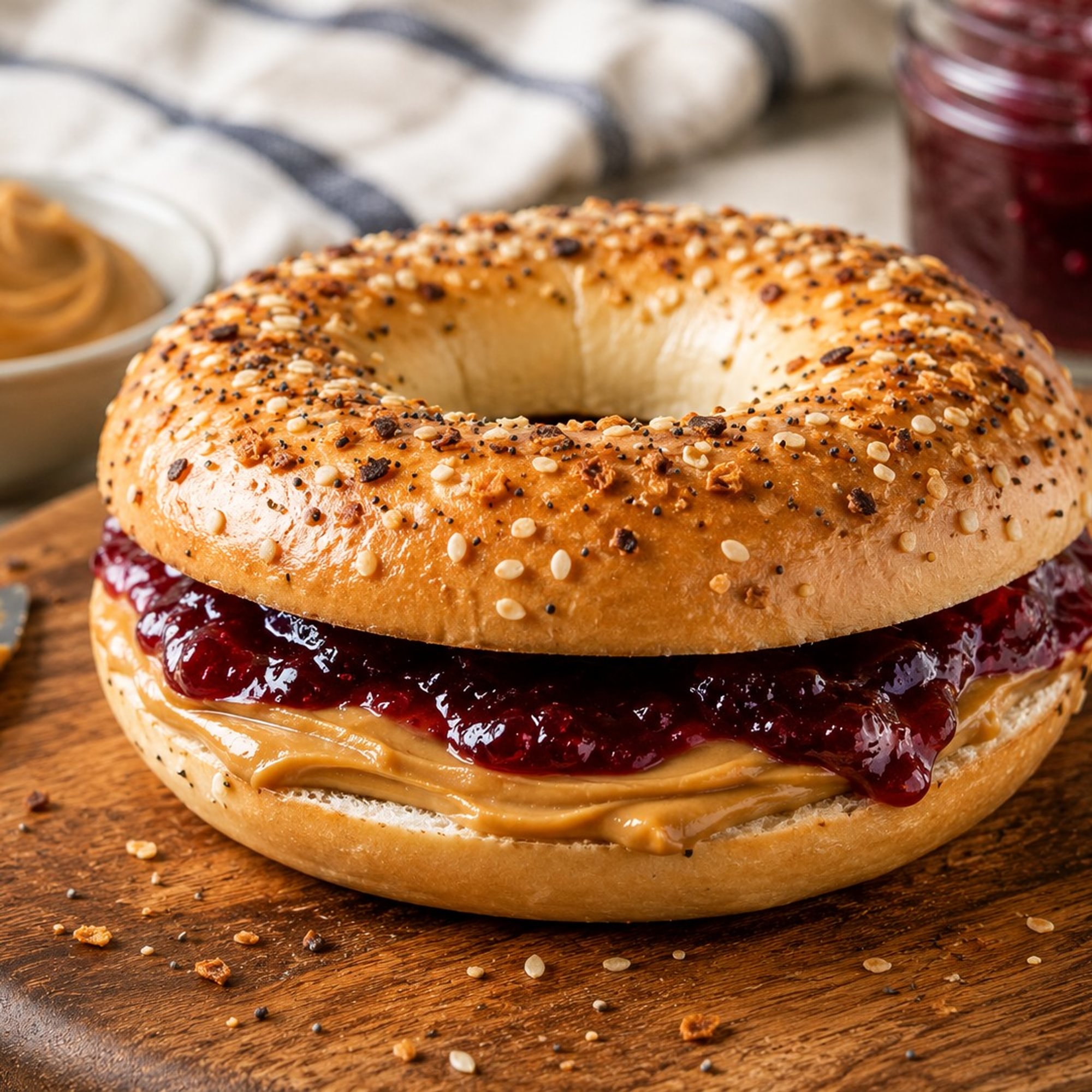Bagel/PB&J