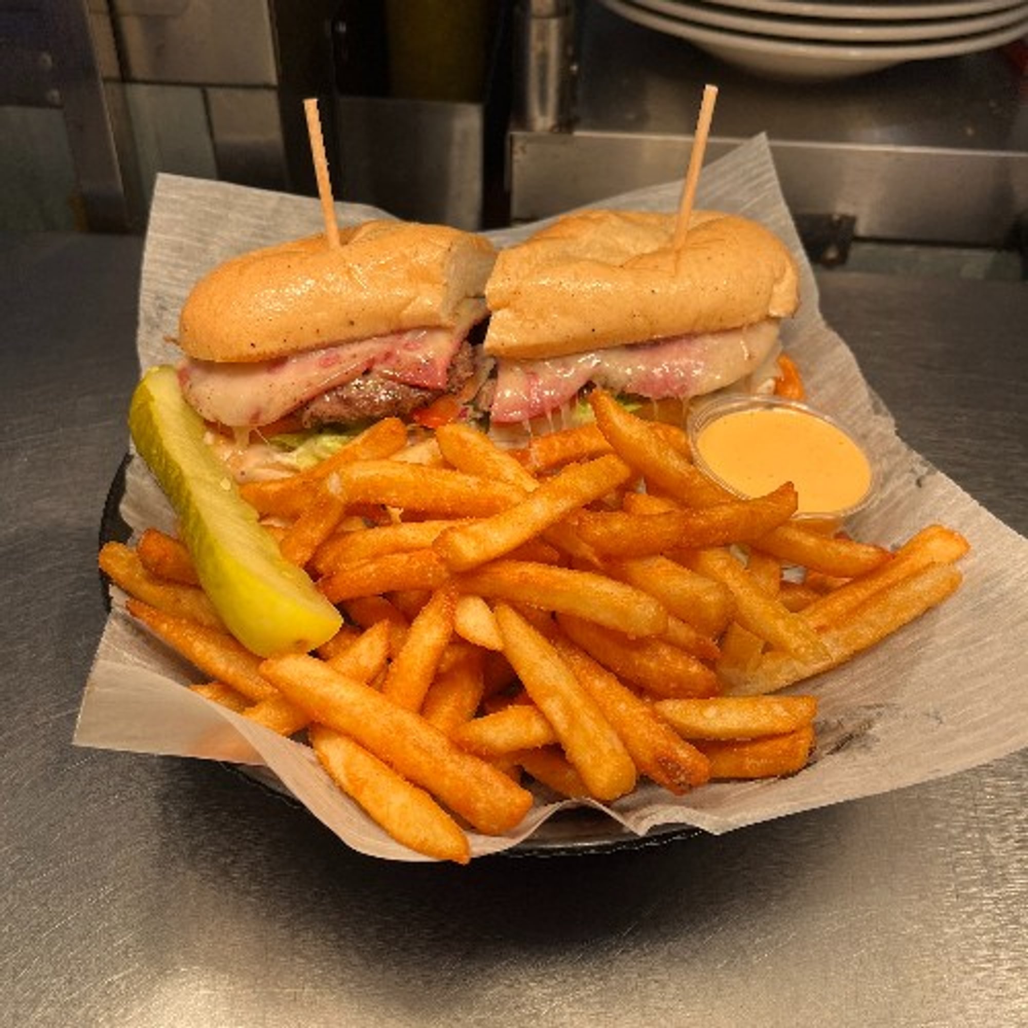 Red Roman Burger