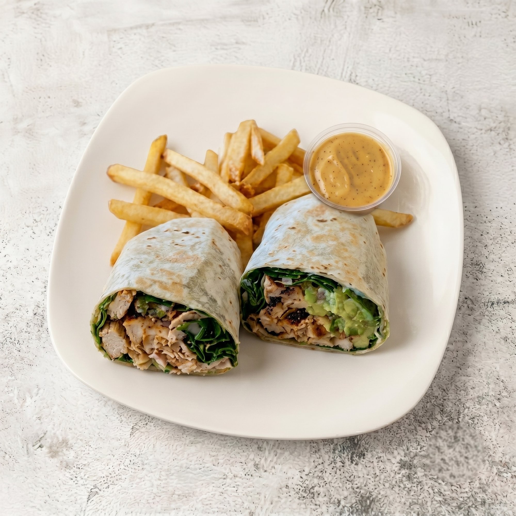 Salmon & Guacamole Wrap