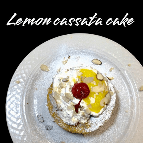 Homemade Lemon Cassata Cake