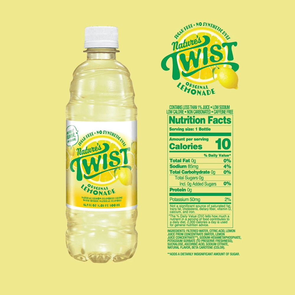 Nature's Twist Sugar Free Original Lemonade