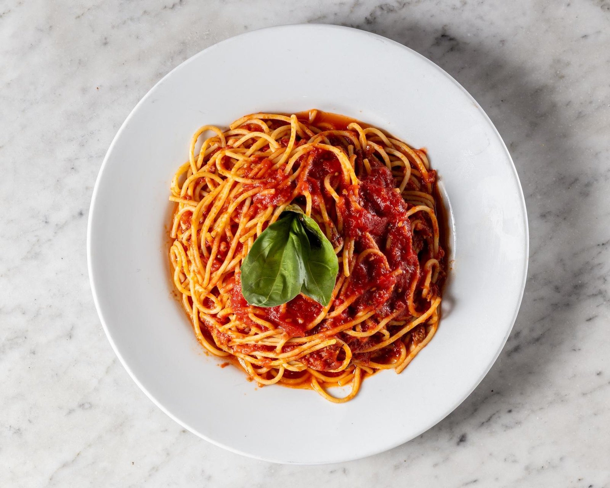 Spaghetti with chicken