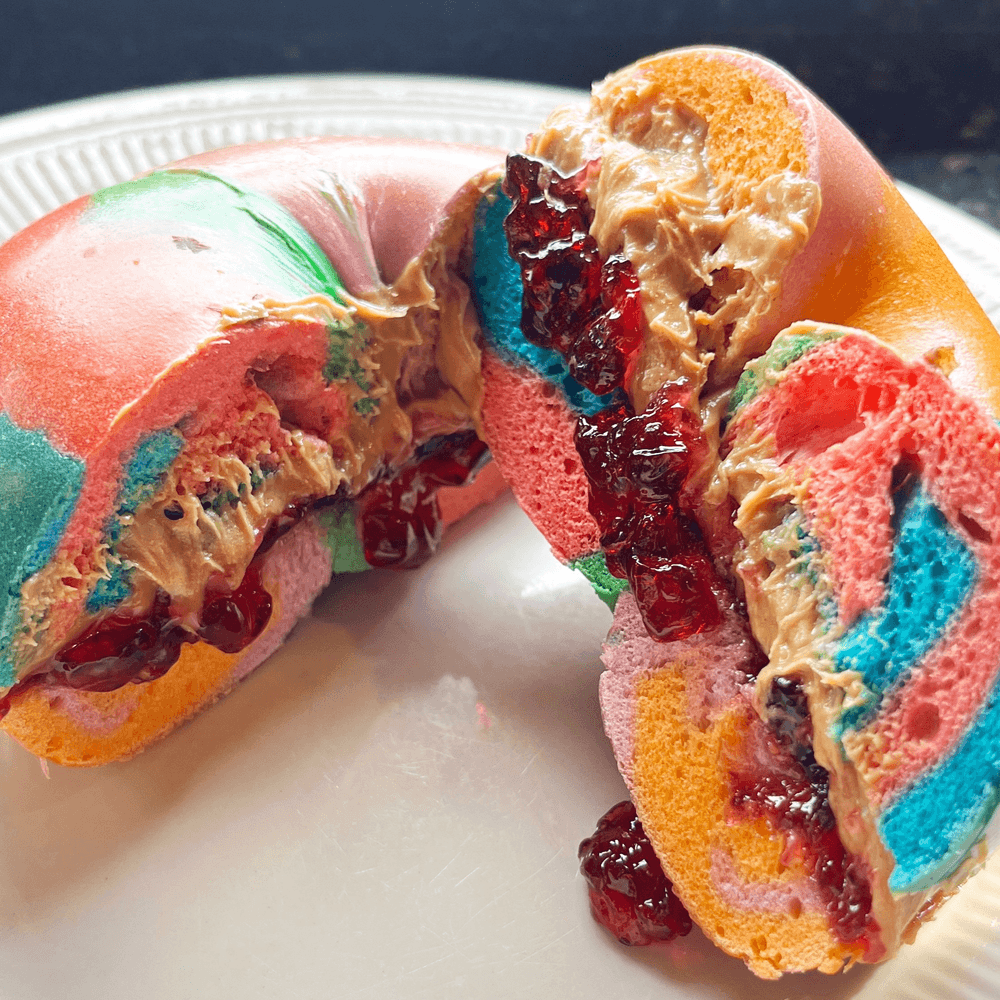 Bagel With Peanut Butter & Jelly