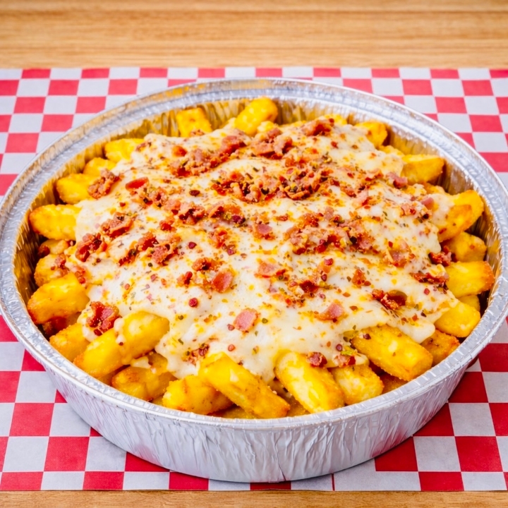 French Fries with Cheese & Crispy Bacon