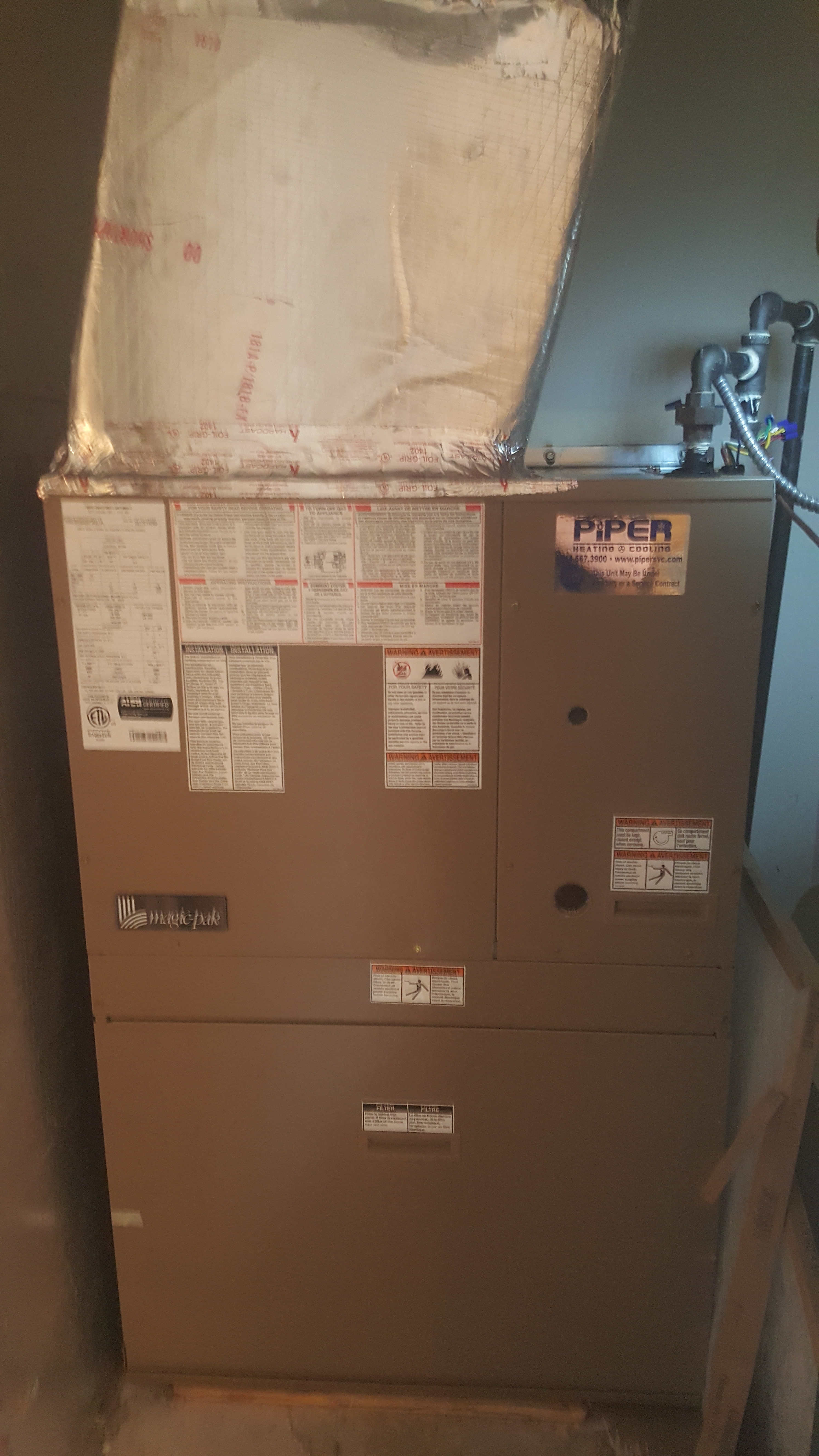 Piper Heating and Cooling Logo