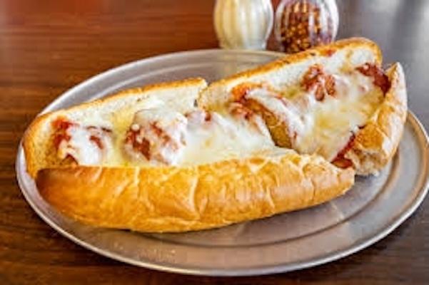 Shrimp Parmigiana Hot Sandwich