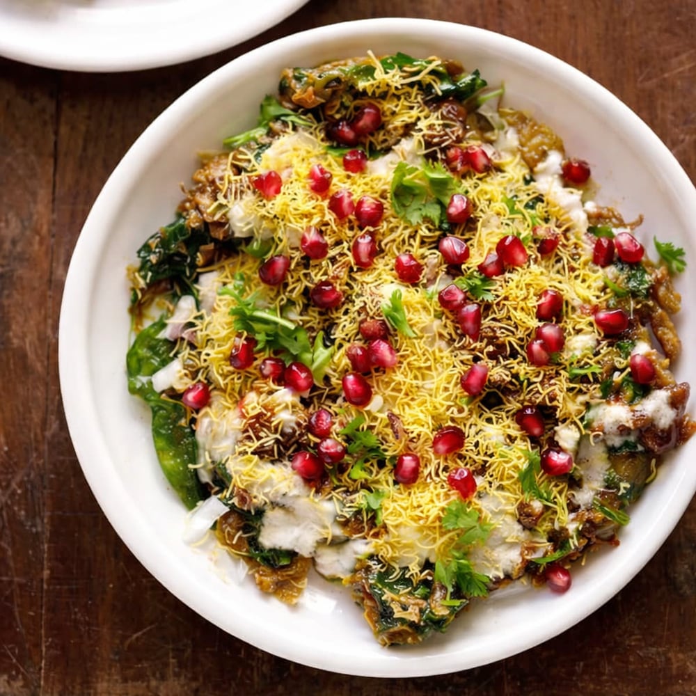 Spinach Leaf Chaat