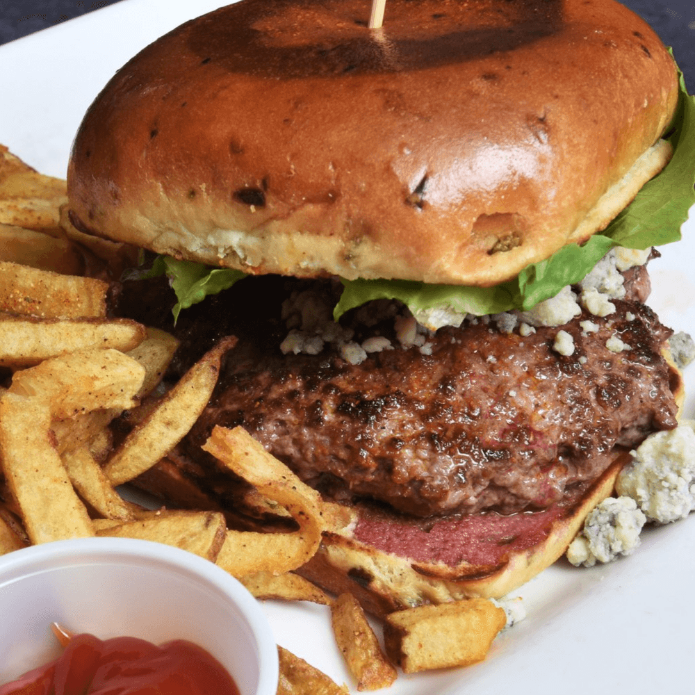 Black and Blue Burger