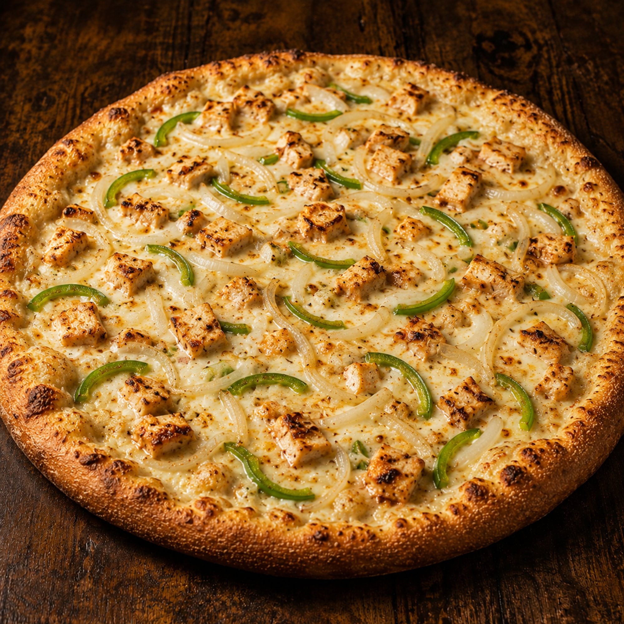 5 - Chicken Alfredo Pizza