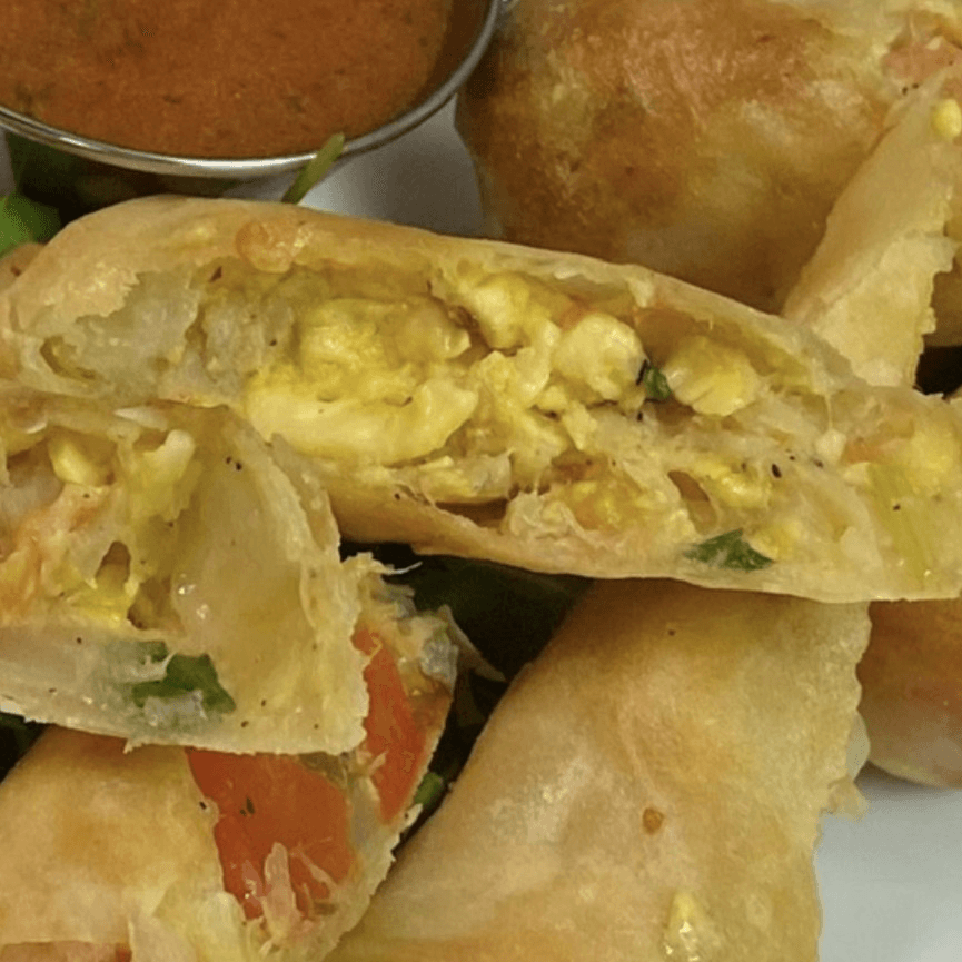 Ackee & Saltfish Spring Roll