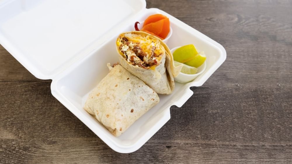 Bacon, Egg & Cheese Breakfast Burrito