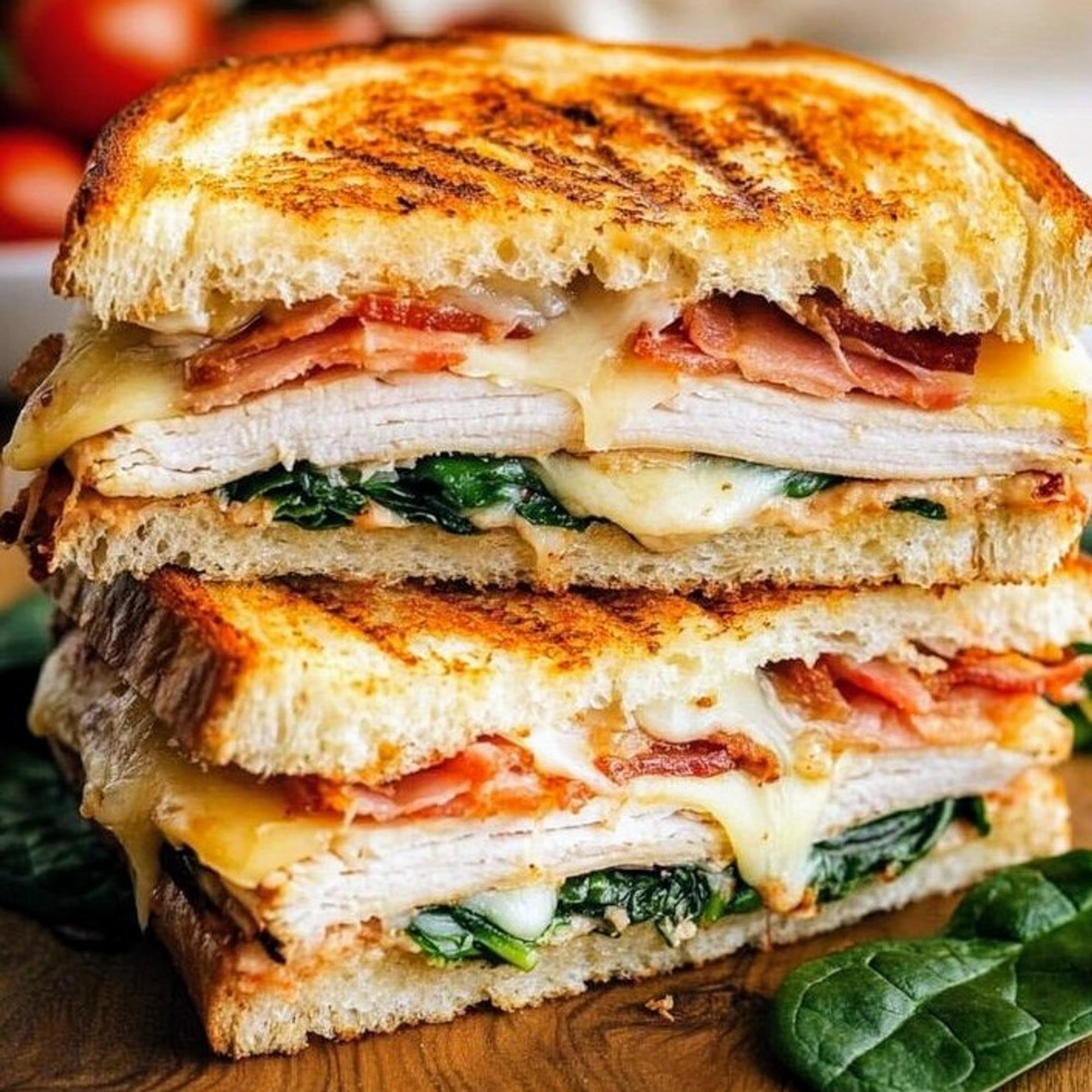 Tuscan Turkey Melt, Fries & Drink