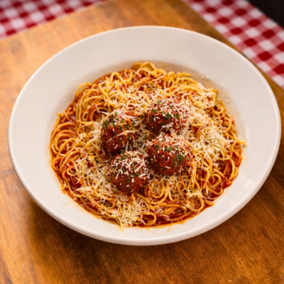Large Spaghetti w/ Meatballs
