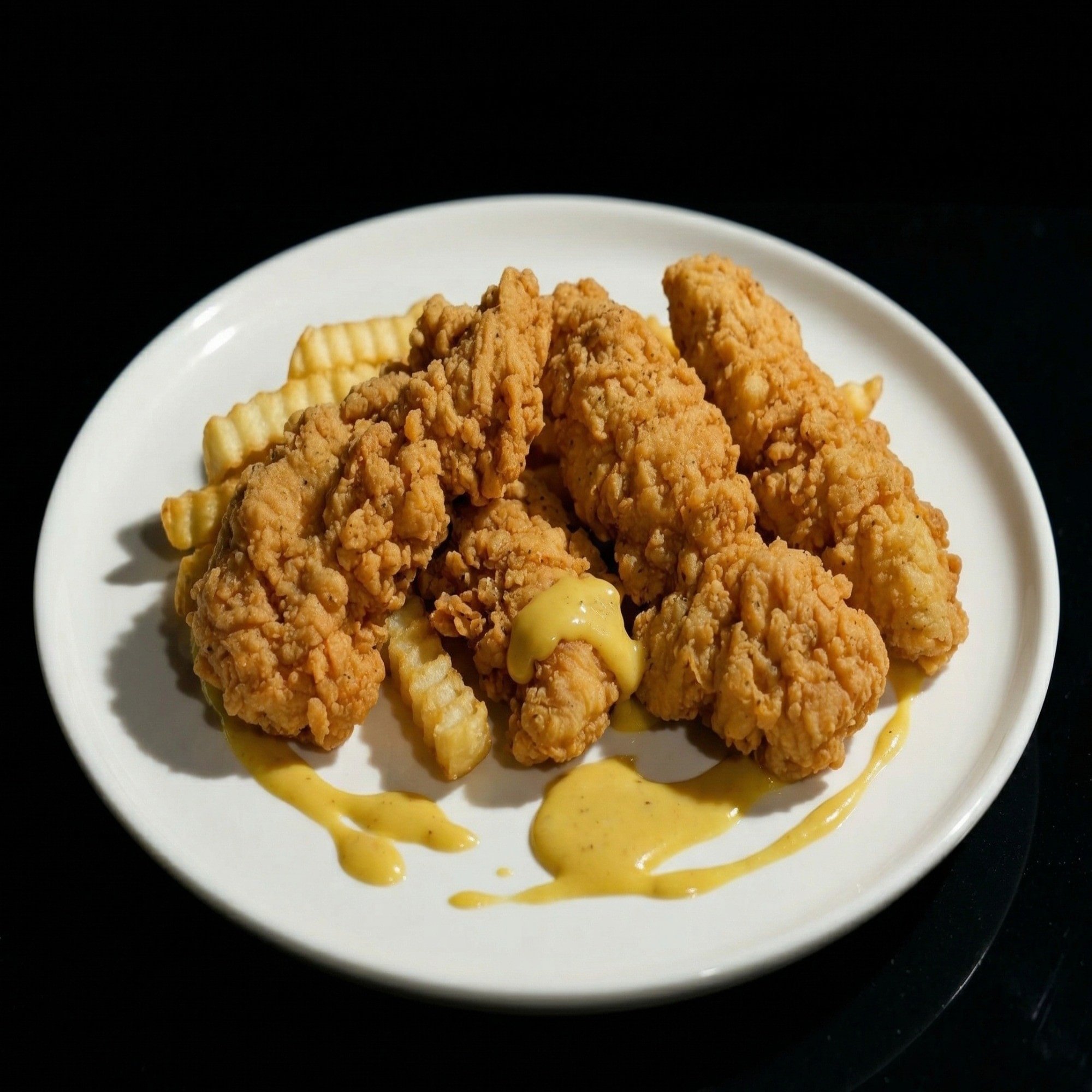 Chicken Strips and a Roll