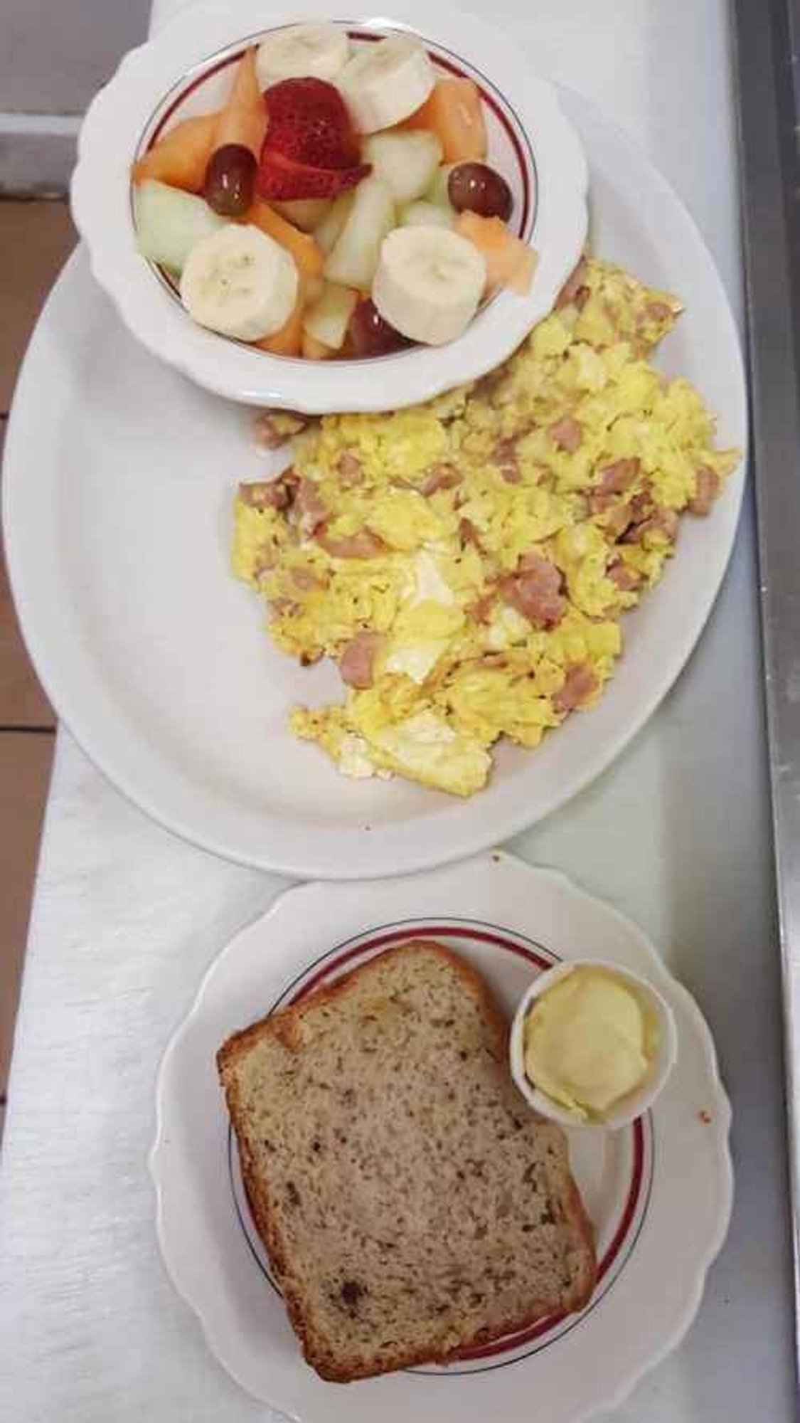 Minced Ham and Eggs