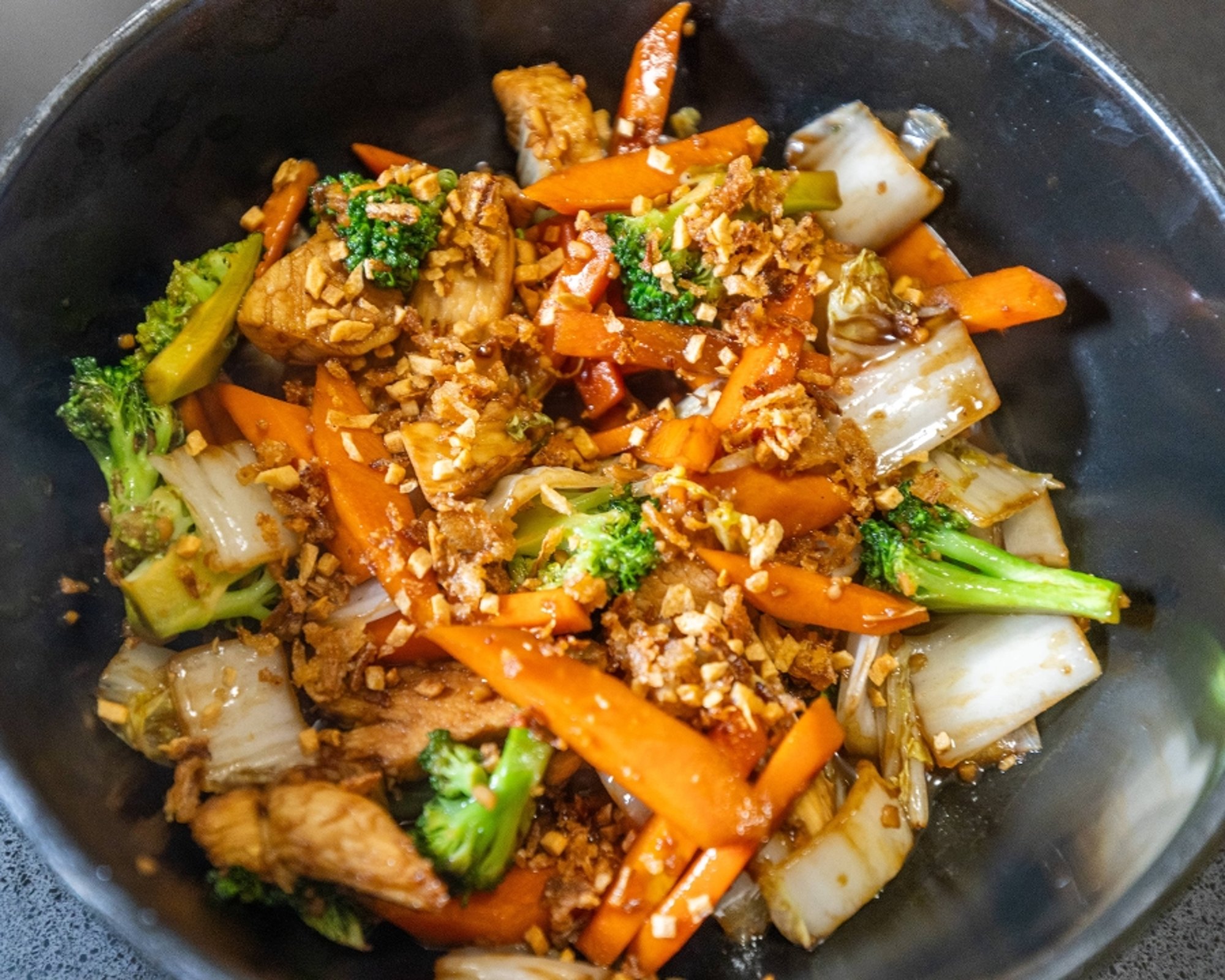 Garlic Vegetable with Rice