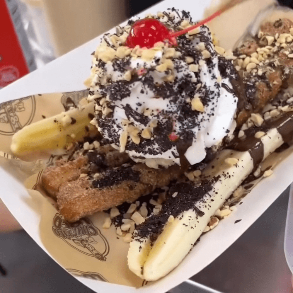 Churro Banana Split