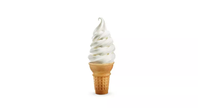 Cornet à la vanille