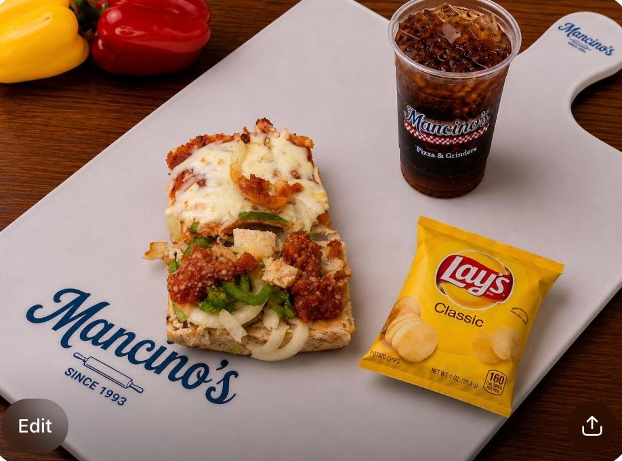 1/4 Chicken Parm Grinder Combo