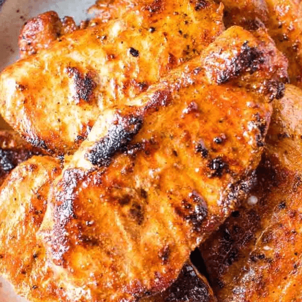 Grilled Boneless Pork Chops