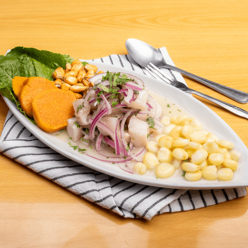 Ceviche de Pescado Corvina