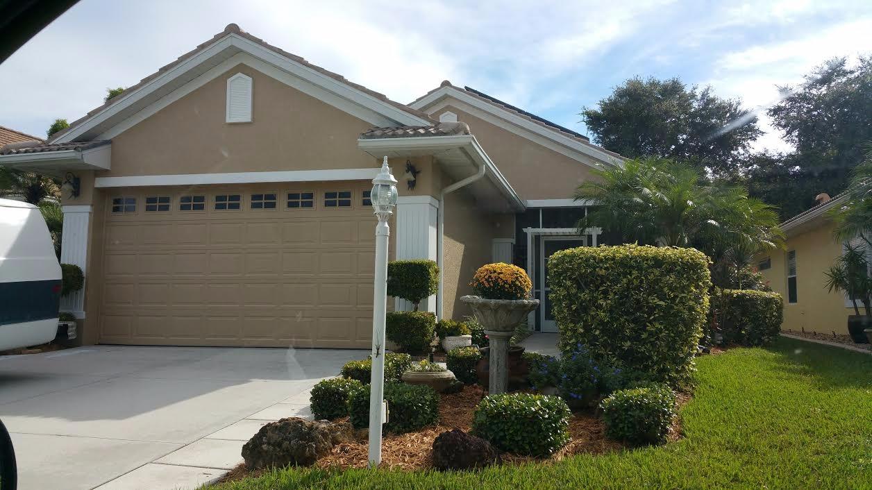 Exterior paint job on home in Venice.