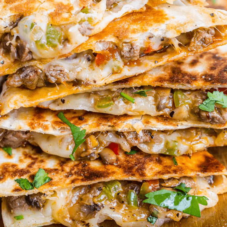 Philly Steak Quesadillas