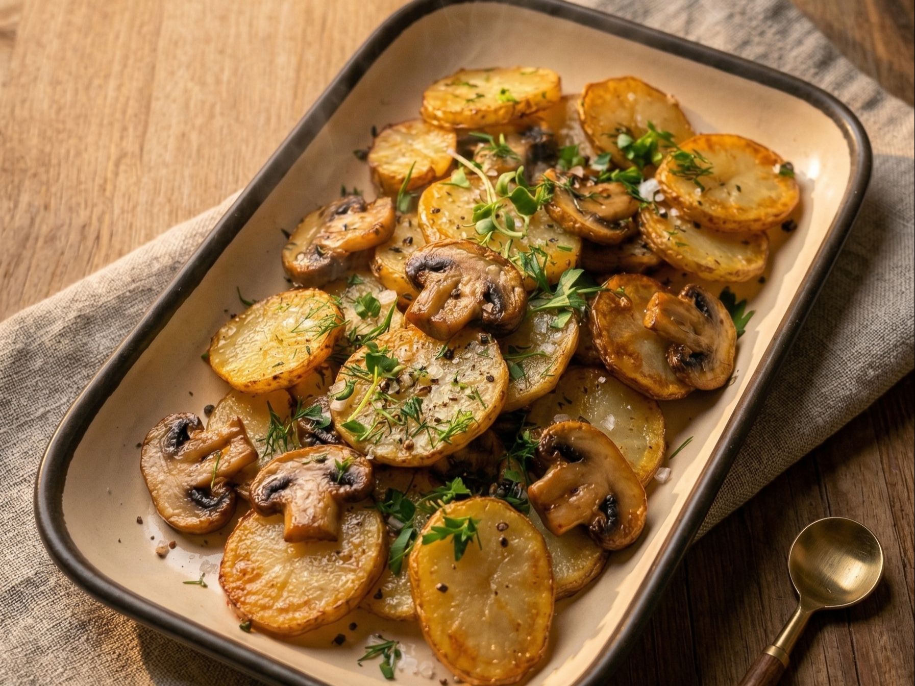 Potato with Mushrooms