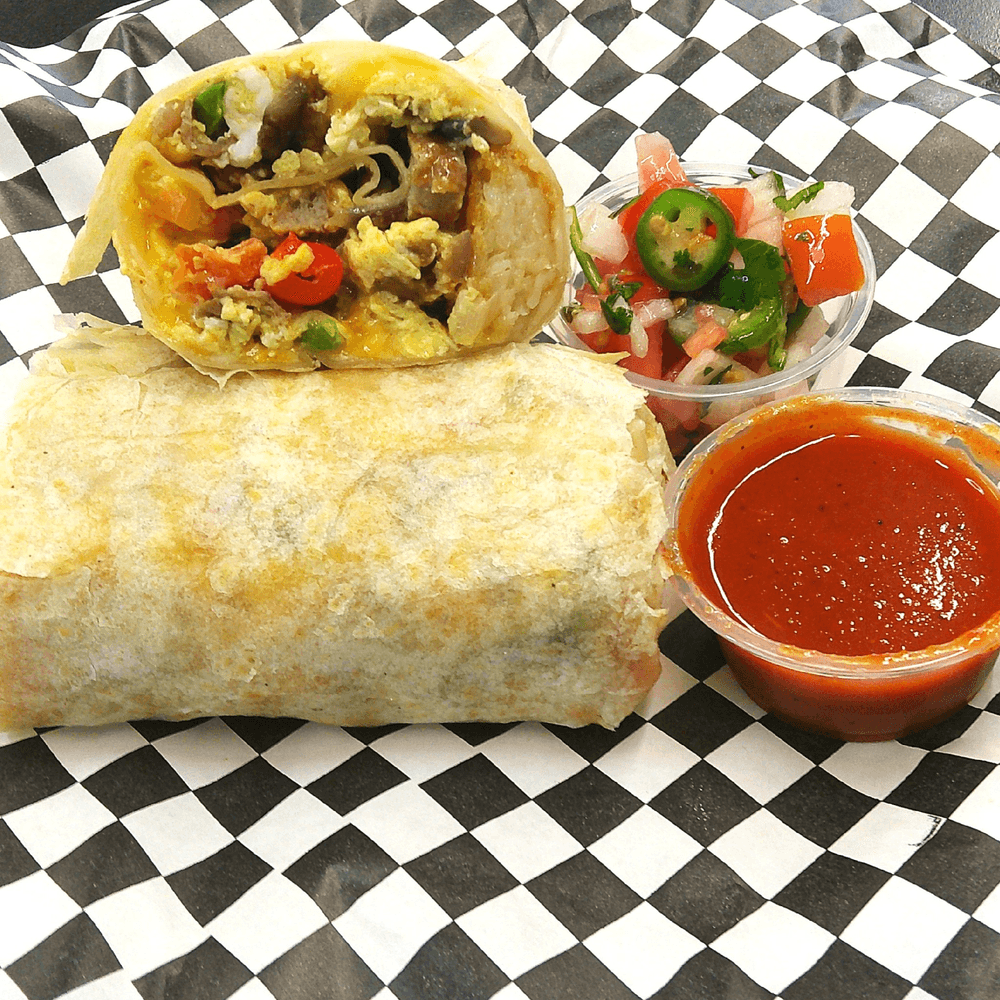 Veggie And Egg Burrito