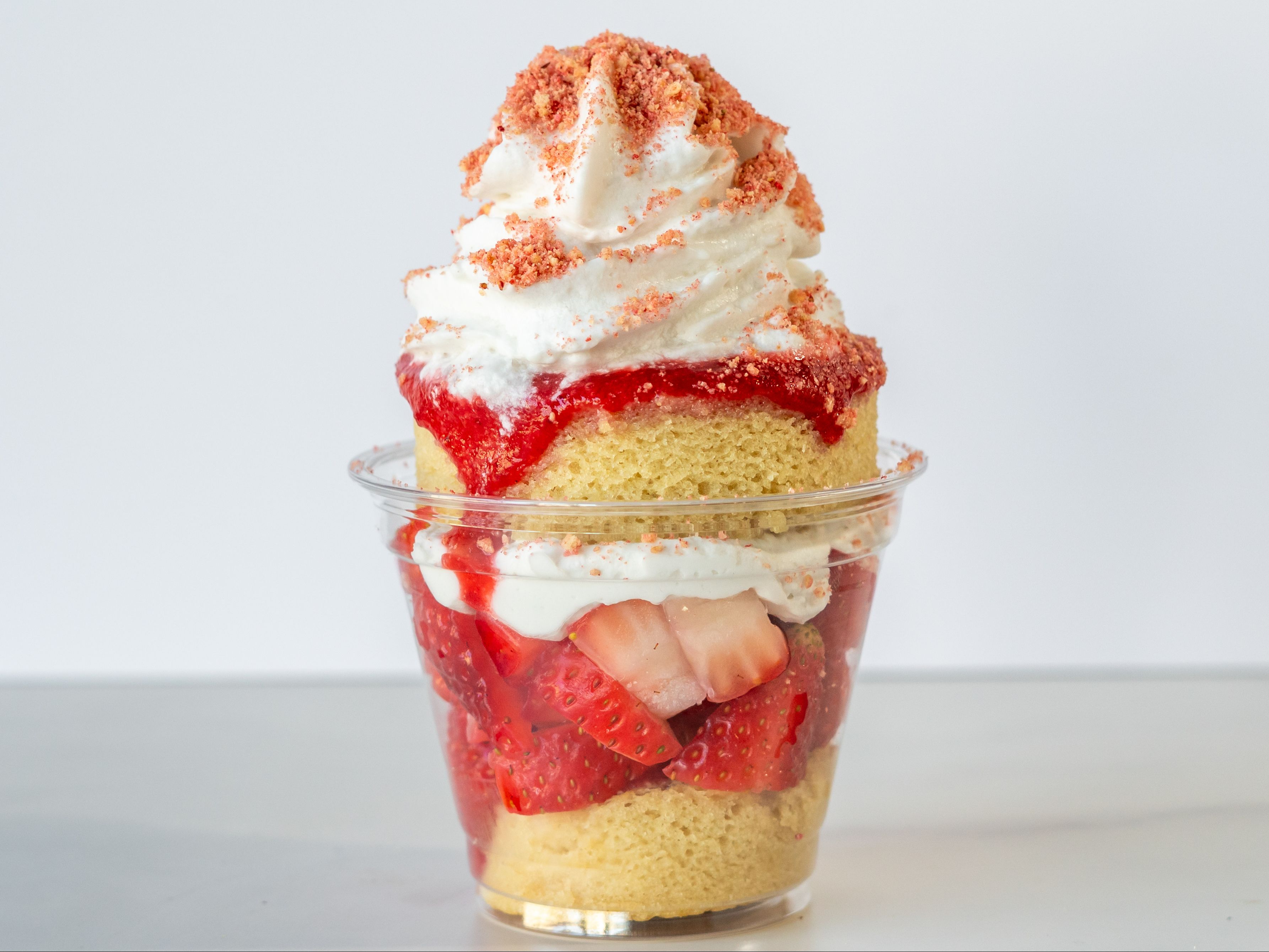 Strawberry Shortcake Parfait Cup