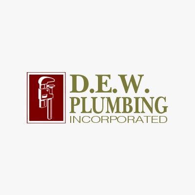 D.E.W. Plumbing Logo