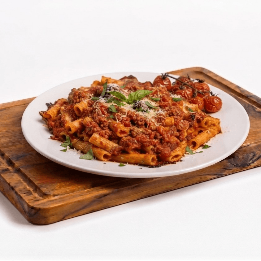 Ziti Meat Sauce Lunch