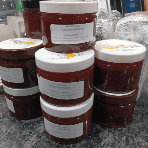 Homemade chili oil - 10 oz