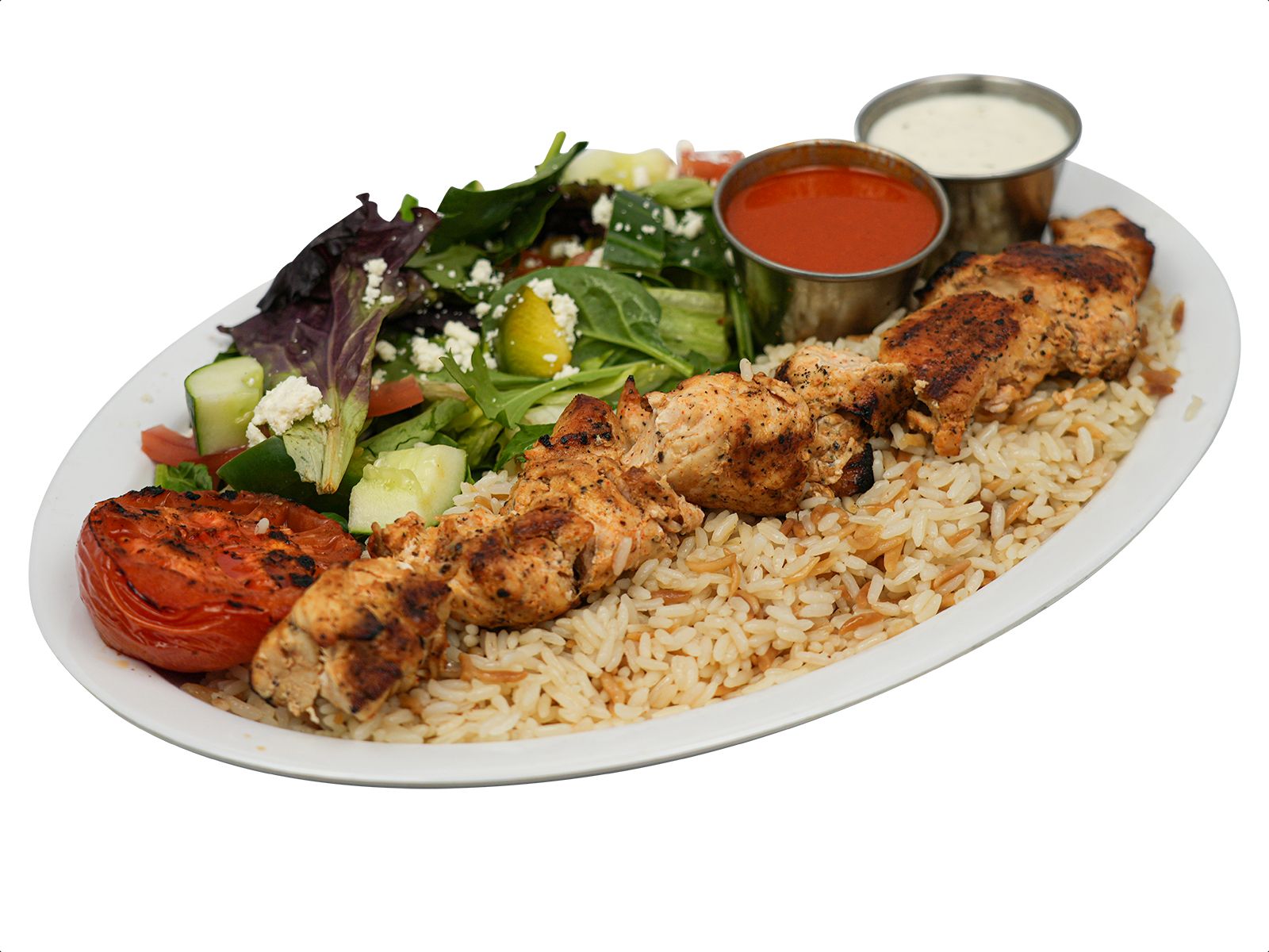 Chicken Kabob Plate