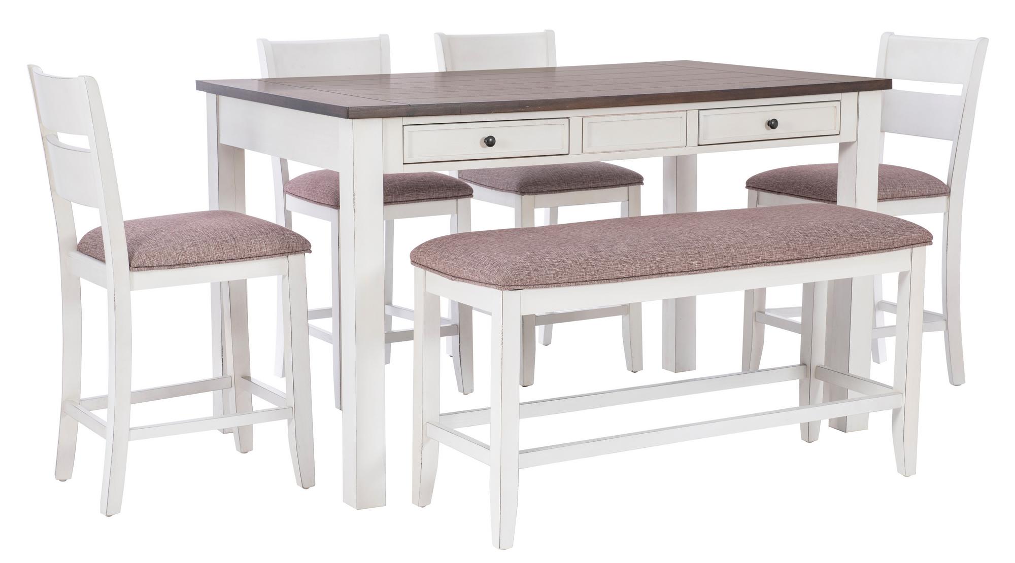 6-Piece Meretta Counter Dining Set