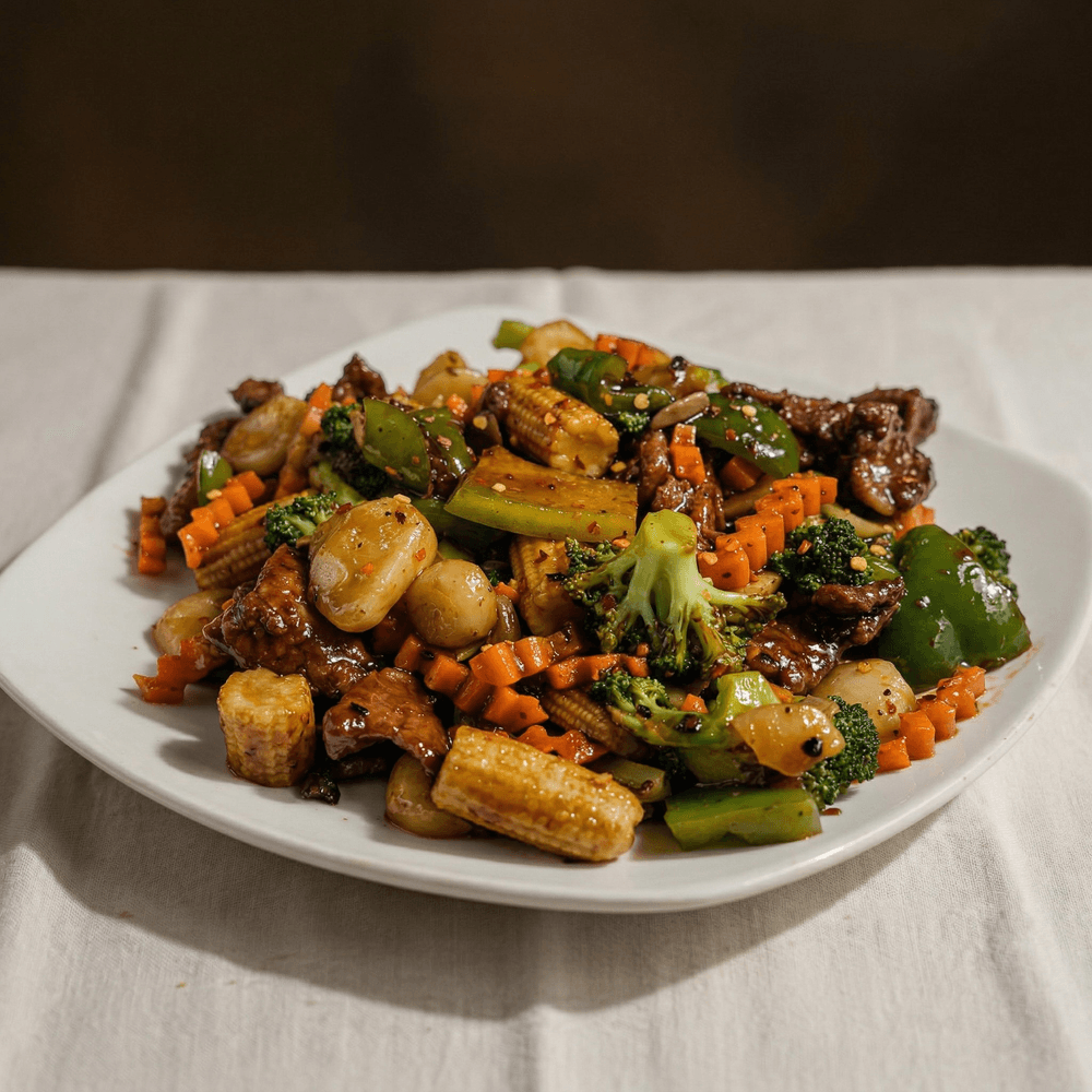Beef with Garlic Sauce