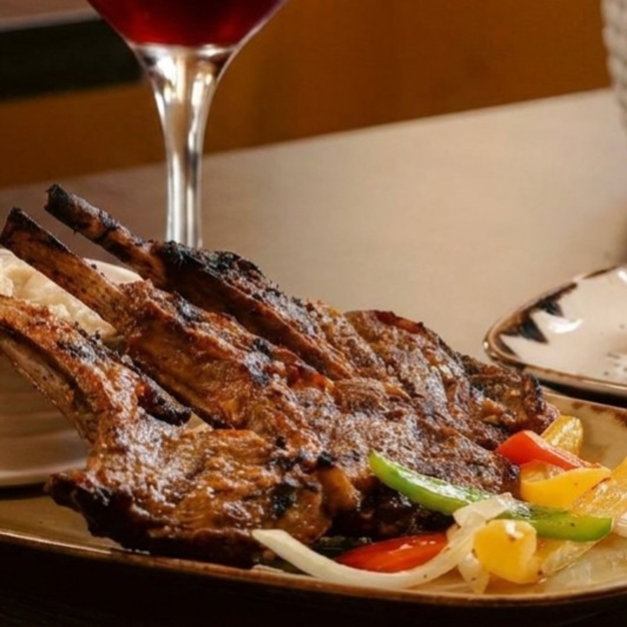 Butter Garlic Lamb Chops