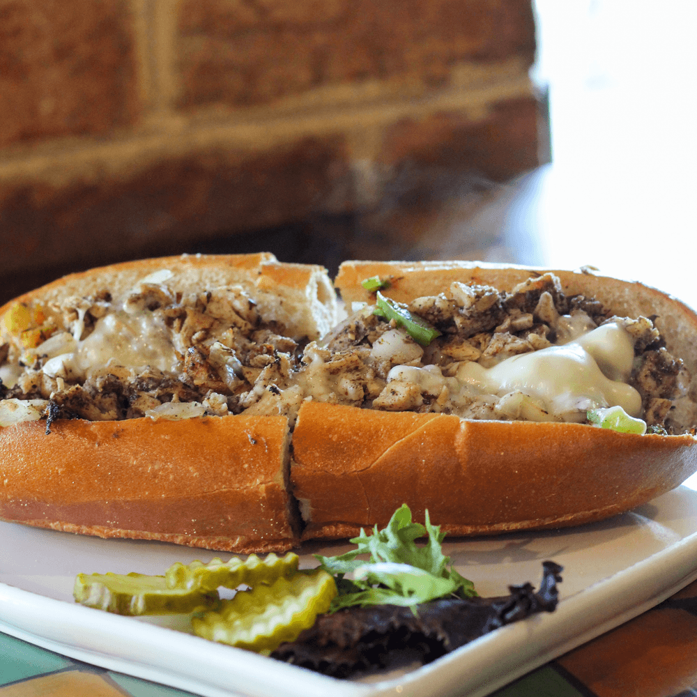 Jerk Chicken Cheesesteak Sandwich