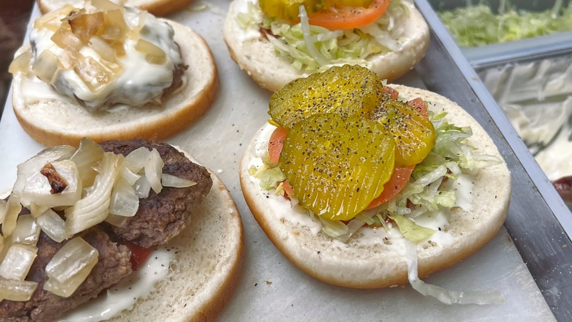 Cheeseburger Platter & Can of Soda Lunch